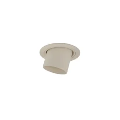 Moderne inbouwspot beige GU10 50mm rond kantelbaar - Installa