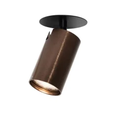 Moderne inbouwspot donker brons GU10 50mm - Chels