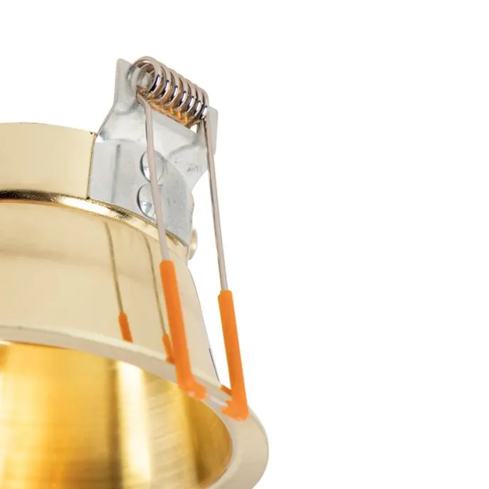 Moderne inbouwspot goud GU10 50mm - Dept