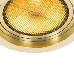 Moderne inbouwspot goud verstelbaar - Coop 111 Honey
