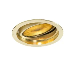 Moderne inbouwspot goud verstelbaar - Coop 111 Honey