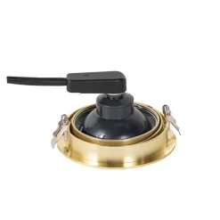 Moderne inbouwspot goud verstelbaar - Coop 111 Honey