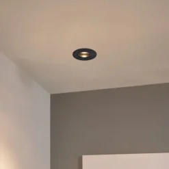 Moderne inbouwspot gunmetal GU10 50mm rond kantelbaar - Rondoo