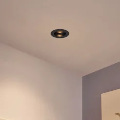 Moderne inbouwspot gunmetal GU10 50mm rond kantelbaar - Rondoo