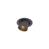 Moderne inbouwspot gunmetal GU10 50mm rond kantelbaar - Installa