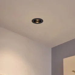 Moderne inbouwspot gunmetal GU10 50mm rond kantelbaar - Chuck