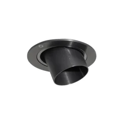 Moderne inbouwspot gunmetal GU10 35mm rond kantelbaar - Installa