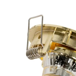 Moderne inbouwspot messing 35 mm kantelbaar - Edu