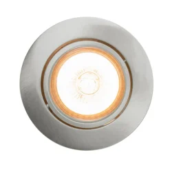 Moderne inbouwspot staal kantelbaar - Cisco