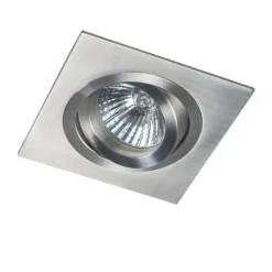 Moderne inbouwspot staal kantelbaar GU10 50mm - Lock 1