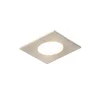 Moderne inbouwspot vierkant staal incl. LED IP65 - Simply
