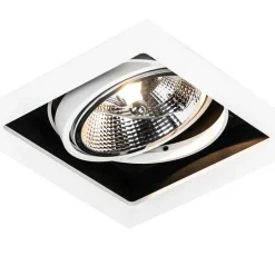 Moderne inbouwspot wit 18 cm verstelbaar - Artemis 111