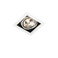 Moderne inbouwspot wit 18 cm verstelbaar - Artemis 111