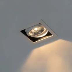 Moderne inbouwspot wit 18 cm verstelbaar - Artemis 111