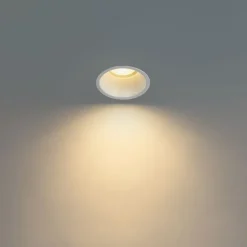 Moderne inbouwspot wit AR70 IP44 - Dept