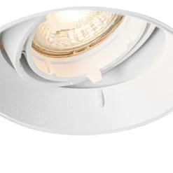 Moderne inbouwspot wit GU10 rond trimless - Oneon