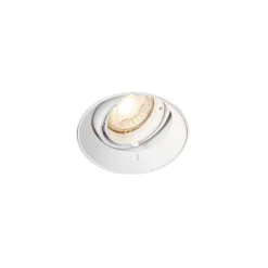 Moderne inbouwspot wit GU10 rond trimless - Oneon