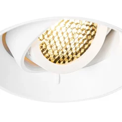Moderne inbouwspot wit GU10 rond trimless - Oneon Honey