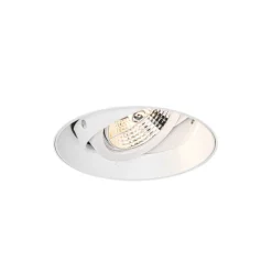 Moderne inbouwspot wit GU10 AR70 rond trimless - Oneon
