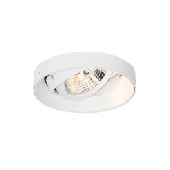 Moderne inbouwspot wit GU10 AR70 rond trimless - Oneon