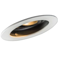 Moderne inbouwspot wit staal GU10 50mm - Rondoo