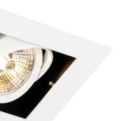 Moderne inbouwspot wit verstelbaar - Oneon 70