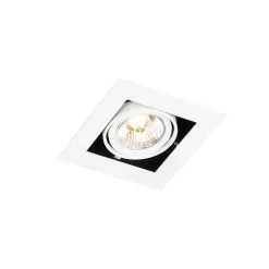 Moderne inbouwspot wit verstelbaar - Oneon 70