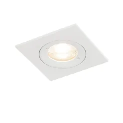 Moderne inbouwspot wit vierkant IP44 - Xena