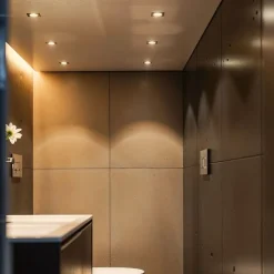 Moderne inbouwspot zwart verstelbaar - Qure