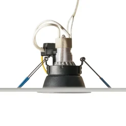 Moderne inbouwspot zwart GU10 50mm - Dept