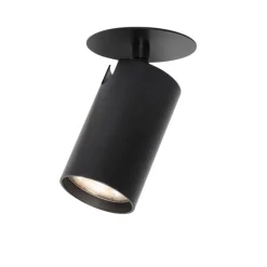 Moderne inbouwspot zwart GU10 50mm - Chels