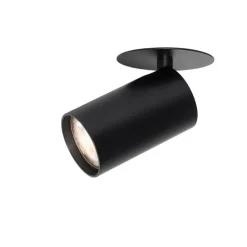 Moderne inbouwspot zwart GU10 50mm - Chels