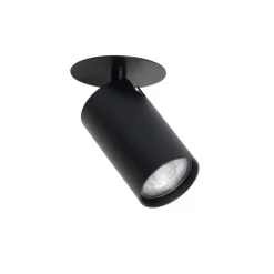 Moderne inbouwspot zwart GU10 50mm - Chels