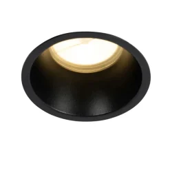 Moderne inbouwspot zwart AR70 IP44 - Dept