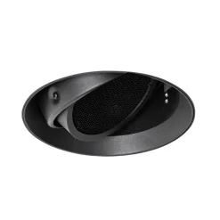 Moderne inbouwspot zwart GU10 AR111 rond trimless - Oneon Honey