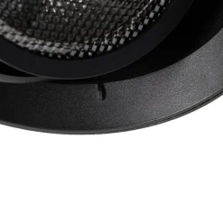 Moderne inbouwspot zwart GU10 AR111 rond trimless - Oneon Honey