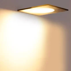 Moderne inbouwspot zwart incl. LED 3-staps dimbaar IP65 - Simply