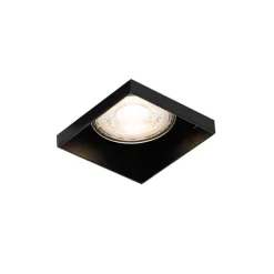 Moderne inbouwspot zwart GU10 trimless - Oneon