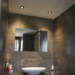 Moderne inbouwspot zwart kantelbaar - Cisco