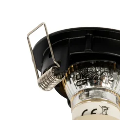 Moderne inbouwspot zwart 35 mm kantelbaar - Edu