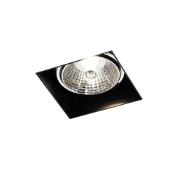 Moderne inbouwspot zwart GU10 AR70 trimless - Oneon