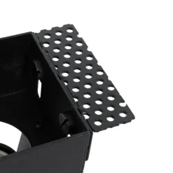 Moderne inbouwspot zwart GU10 trimless 2-lichts - Oneon