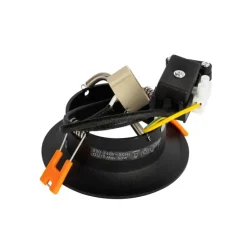 Moderne inbouwspot zwart GU10 50mm - Gijs