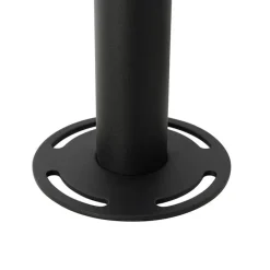 Moderne lantaarn zwart met helder glas 200 cm IP44 - Sfera