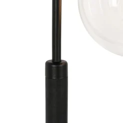 Moderne lantaarn zwart met helder glas 104 cm IP44 - Sfera