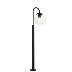 Moderne lantaarn zwart met helder glas 104 cm IP44 - Sfera