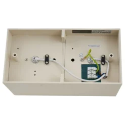 Moderne opbouwspot beige G9 draai- en kantelbaar 2-lichts - Box