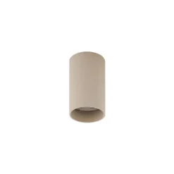 Moderne opbouwspot beige GU10 50mm rond - Tuba