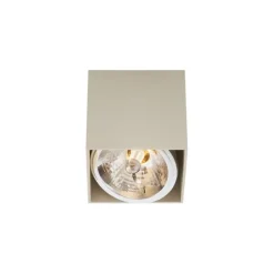 Moderne opbouwspot beige G9 draai- en kantelbaar - Box