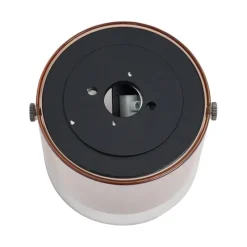 Moderne opbouwspot donker brons met glas - Drain